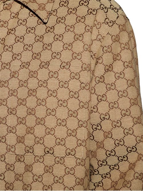 Oversized shirt in GG fabric GUCCI | 794808ZAF4S2580