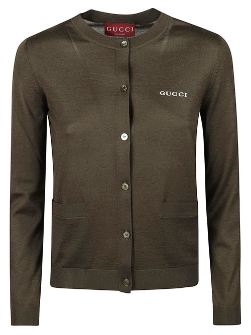 Cardigan in seta e cashmere GUCCI | 830825XKEWD3071