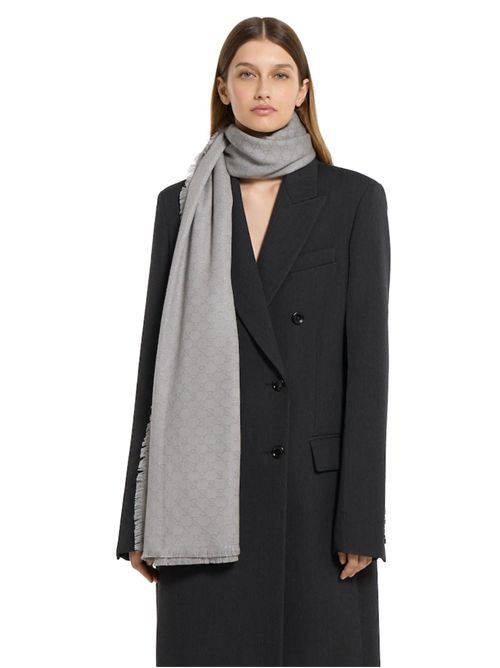 GG silk and lamé wool scarf GUCCI | 8452433GC461963