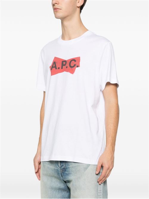 T-shirt with logo A.P.C. | COHBMM26457AAB