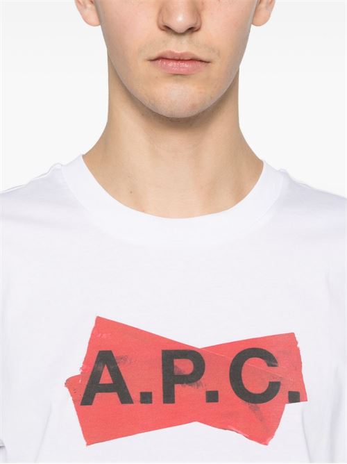 T-shirt with logo A.P.C. | COHBMM26457AAB