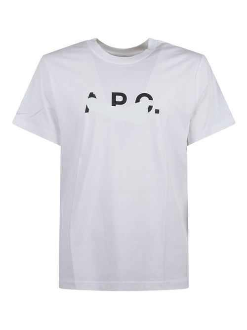 T-shirt with logo A.P.C. | COHBMM26458AAB