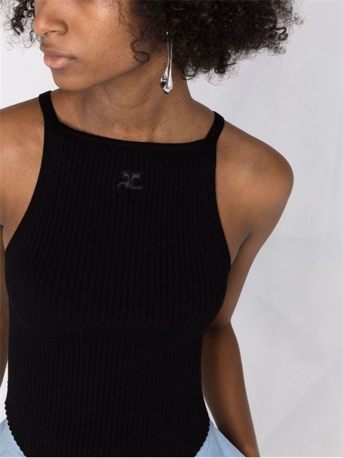 Ribbed Top COURRÈGES | 123MTO042FI00019999