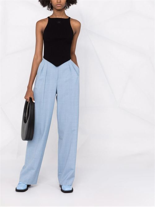 Ribbed Top COURRÈGES | 123MTO042FI00019999