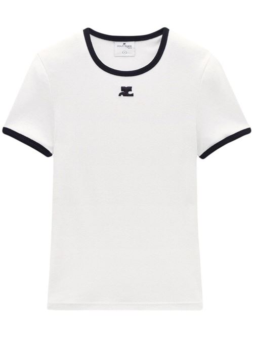 Signature T-Shirt COURRÈGES | VESJTS017JS00700098