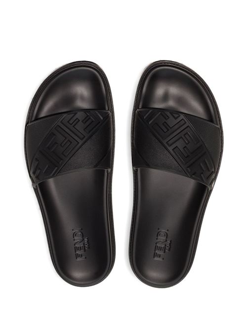 Sandal with logo FENDI | 7X1377ABO2F0QA1