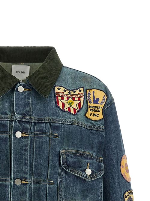 Denim jacket with patch FOUND | FOSS26JA040126324