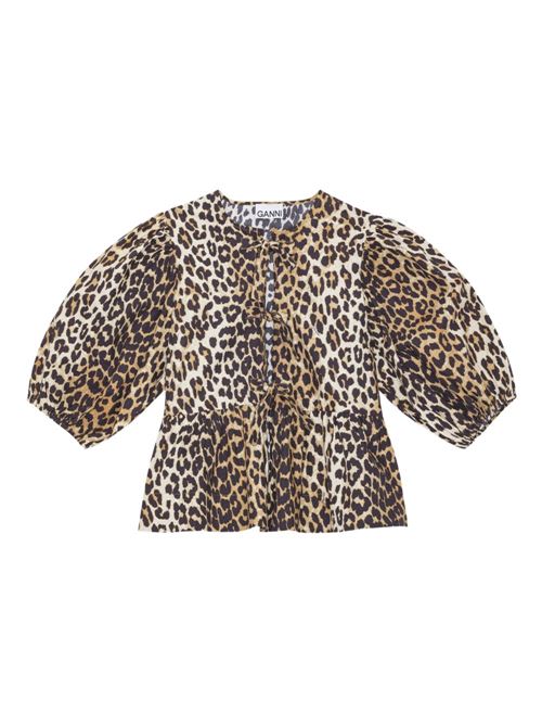Leopard shirt GANNI | F9116943