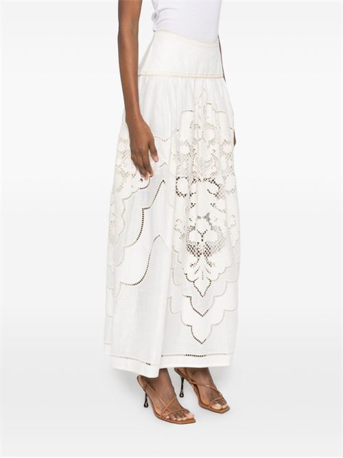 Daylight Long Skirt ZIMMERMANN | 6012SRS263CRM