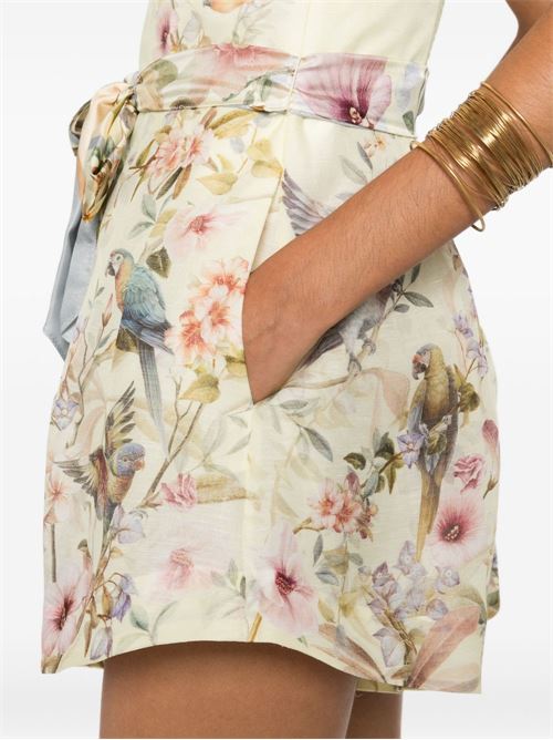 Tuta corta a fiori ZIMMERMANN | 6538YC261LEMA