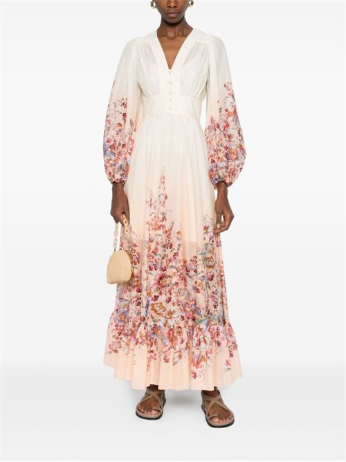 Long floral dress ZIMMERMANN | 6875DRS261IVF