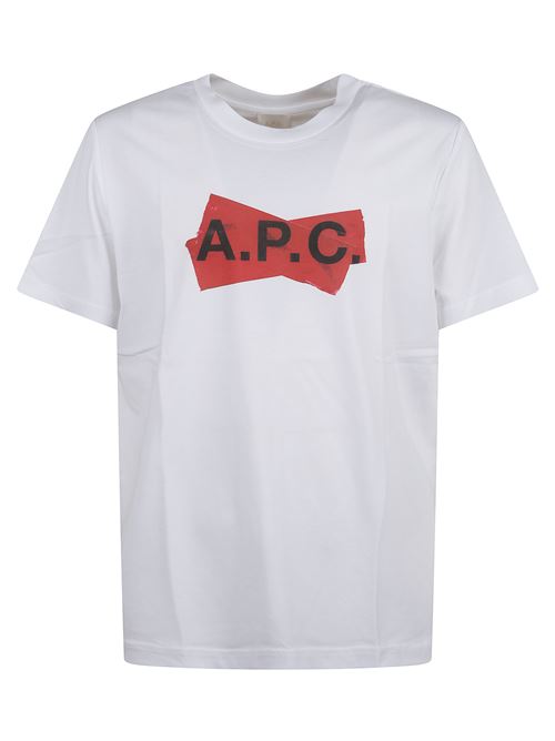 T-shirt con logo A.P.C. | COHBMM26457AAB