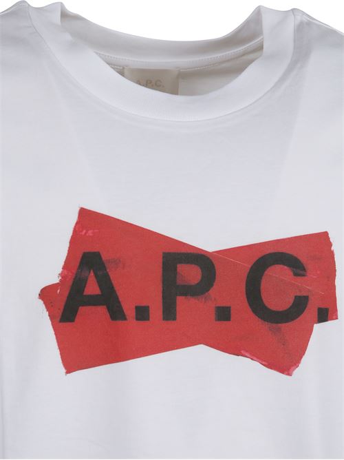 T-shirt with logo A.P.C. | COHBMM26457AAB