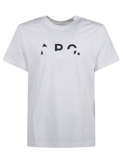 T-shirt con logo A.P.C. | COHBMM26458AAB