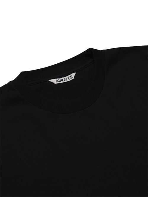 T-shirt in cotone AURALEE | A00P02GTBLACK