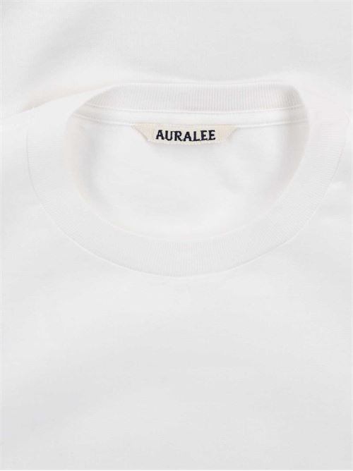 T-shirt in cotone AURALEE | A00P02GTWHITE