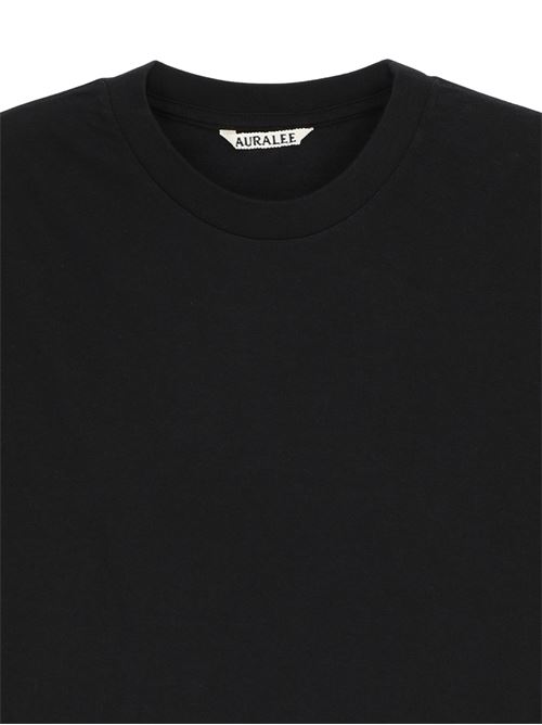 Cotton T-shirt AURALEE | A00T01STBLACK