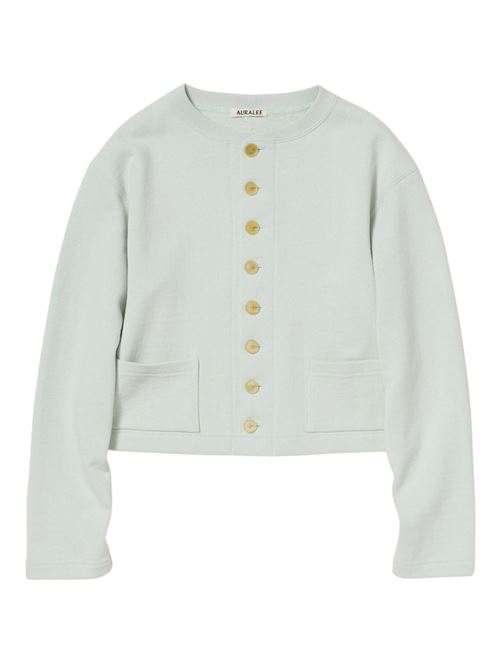 Cotton cardigan AURALEE | A26SC06TUPALEMINT