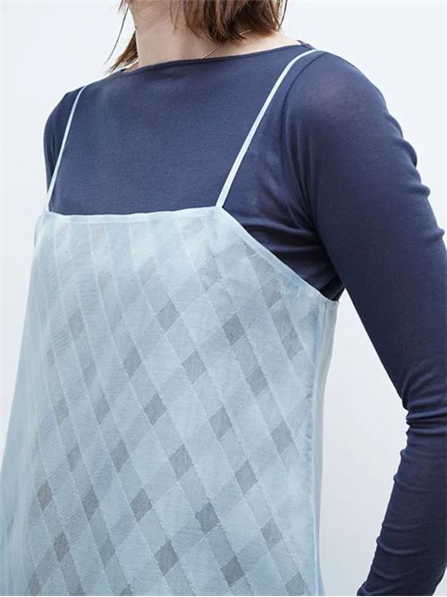 Silk dress AURALEE | A26SD01SOLIGHTBLUE