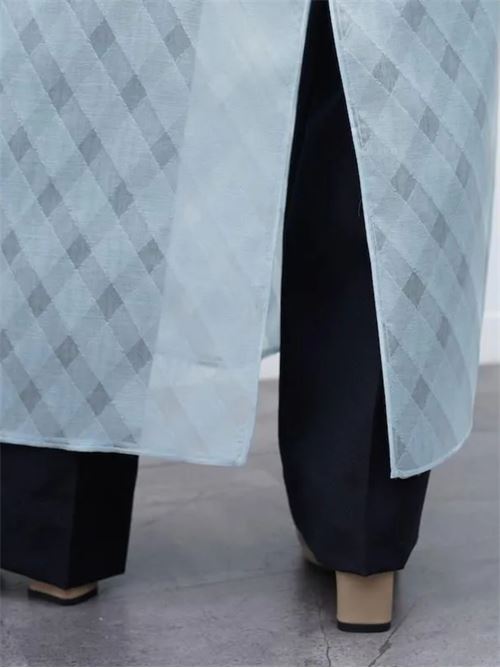 Silk dress AURALEE | A26SD01SOLIGHTBLUE