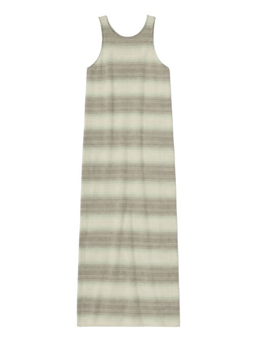 Cotton dress AURALEE | A26SD03GBLIMEGRAYSTRIPE