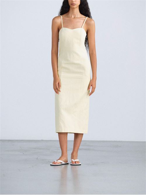 Wool dress AURALEE | A26SD07WOLIMEBEIGE