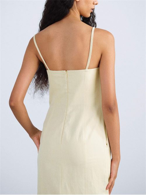 Wool dress AURALEE | A26SD07WOLIMEBEIGE