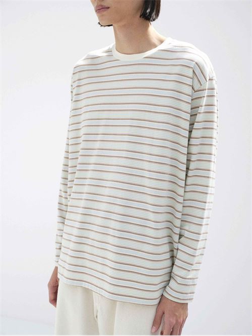Cotton T-shirt AURALEE | A26SP01GJFADEMINTSTRIPE