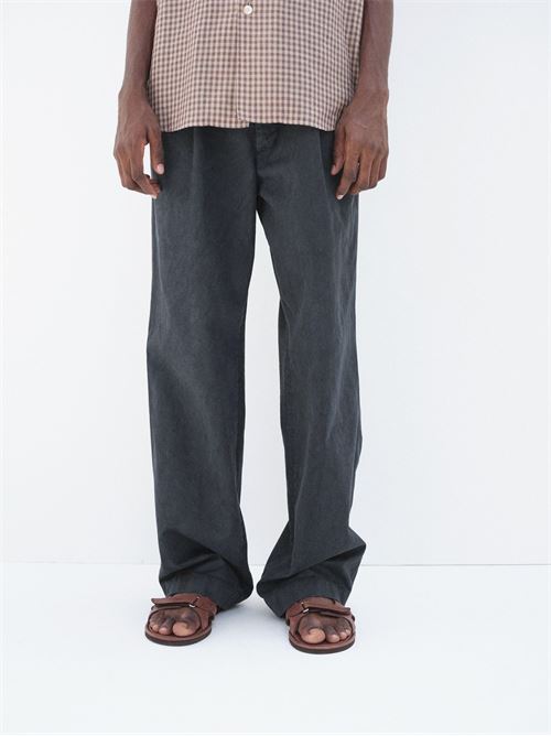 Cotton trousers AURALEE | A26SP02LFBLACK