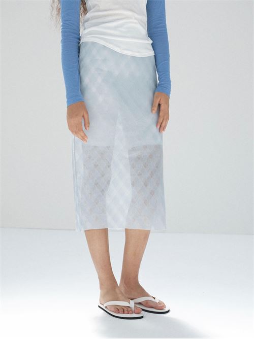 Silk skirt AURALEE | A26SS02SOLIGHTBLUE