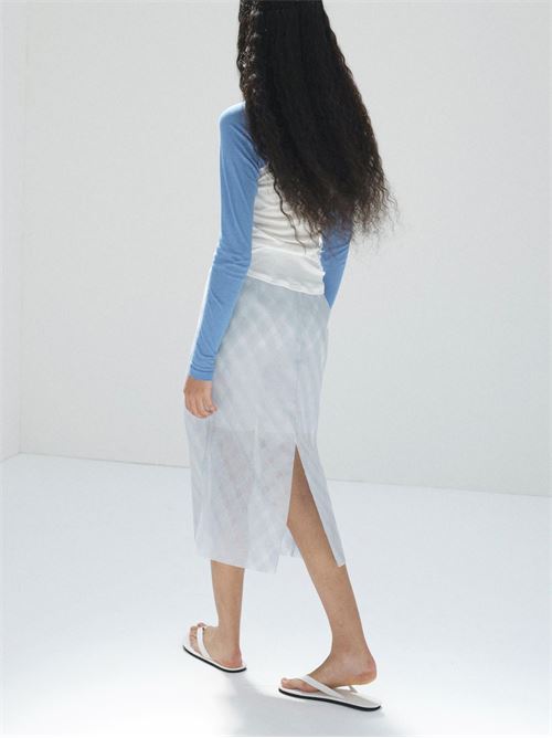 Silk skirt AURALEE | A26SS02SOLIGHTBLUE