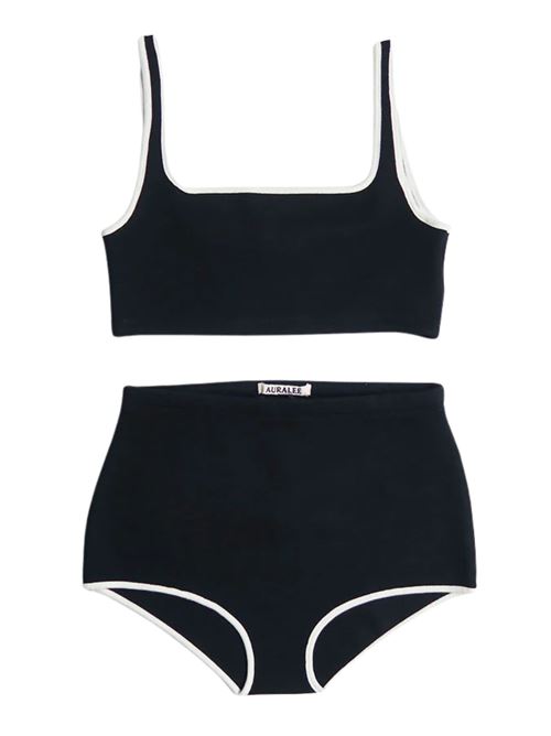 Wool underwear set AURALEE | A26SS05VDDARKNAVY