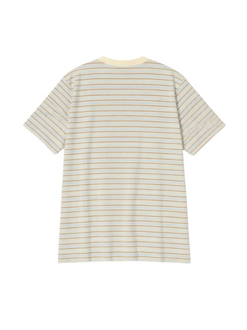 Cotton T-shirt AURALEE | A26ST02GJFADEMINTSTRIPE