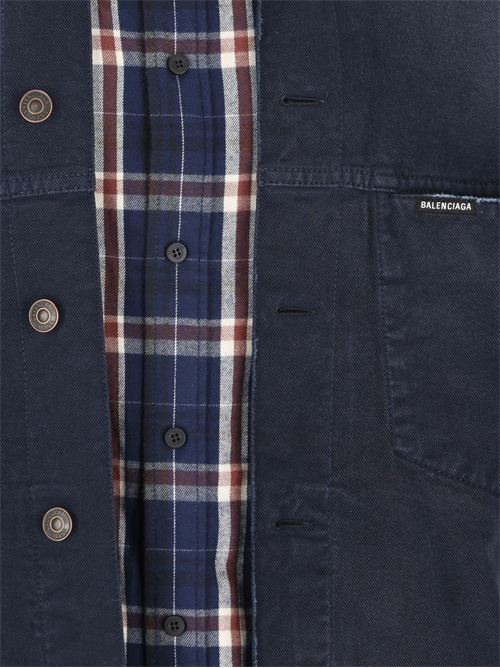 Patched Shirt-Jacket BALENCIAGA | 857174TTW648074