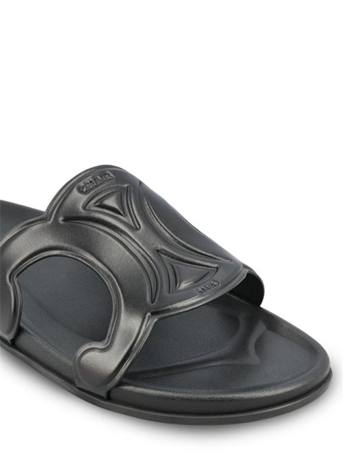 Leather slipper CELINE | 367325348C38NO