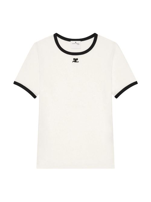 Signature T-Shirt COURRÈGES | VESJTS017JS00700098