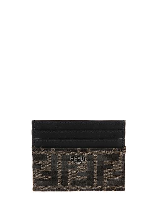 FF Jacquard Card Holder FENDI | 7M0164ALWKF0L3T