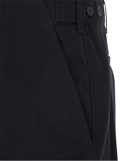 Black gabardine trousers FENDI | FB1091AQMVF0QA1