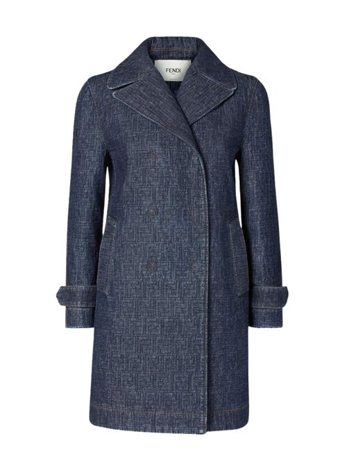 Double-breasted midi jacket FENDI | FLF842AW82F1UKI