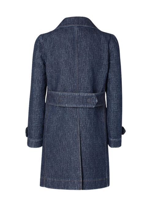 Double-breasted midi jacket FENDI | FLF842AW82F1UKI