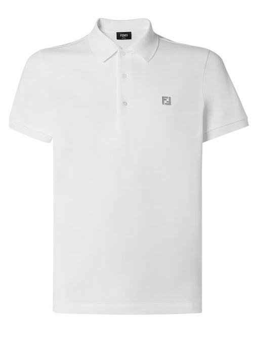 Logo Polo Shirt FENDI | FY0985AUA5F0QA0