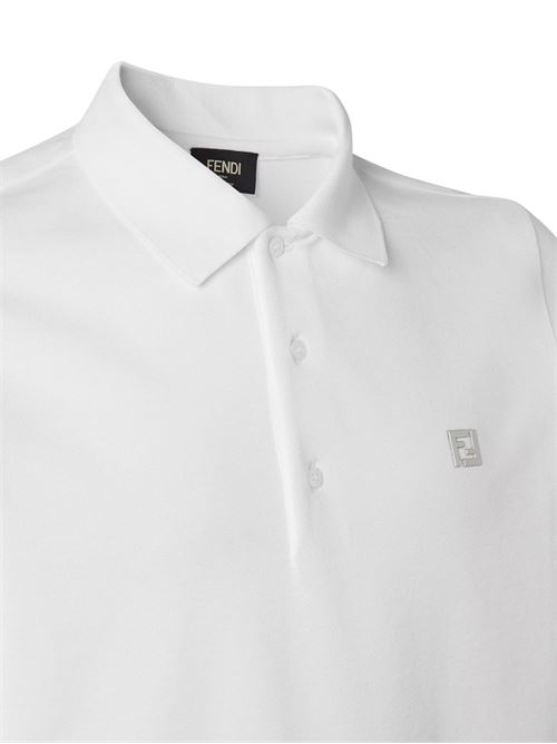 Logo Polo Shirt FENDI | FY0985AUA5F0QA0