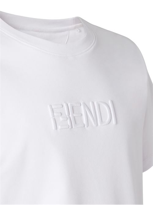 Cotton T-shirt FENDI | FY1319AY0GF0QA0