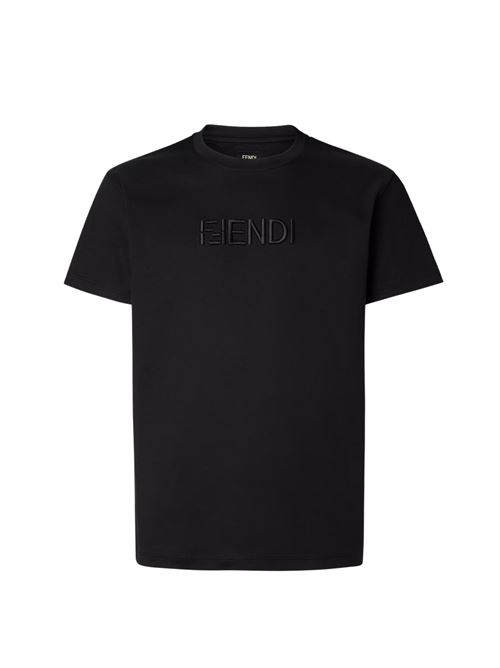 Cotton T-shirt FENDI | FY1319AY0GF0QA1