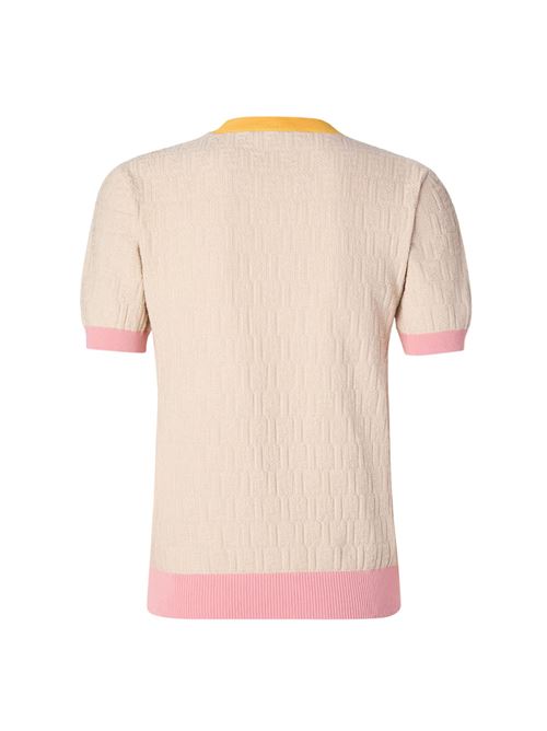 Cotton and silk sweater FENDI | FZXE94AW4SF0WC4