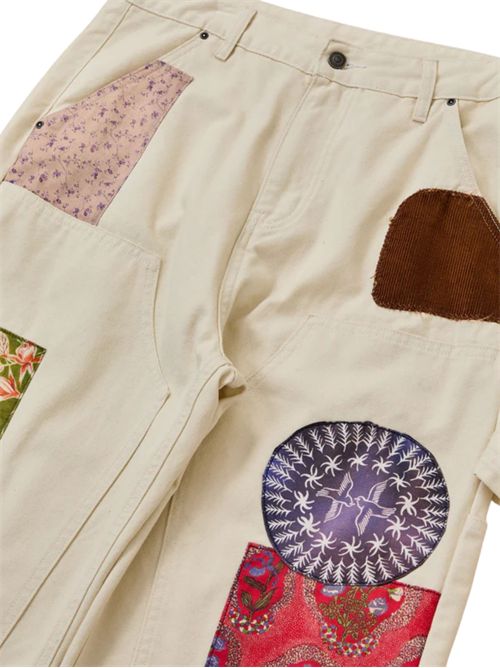 Jeans Patchwork FOUND | FOSS26PA030126358