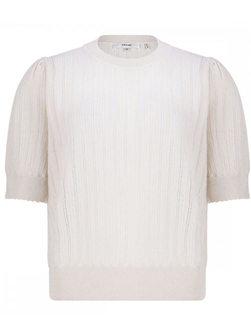 The Ladder Pointelle Jersey FRAME | WF25KSW039CREA