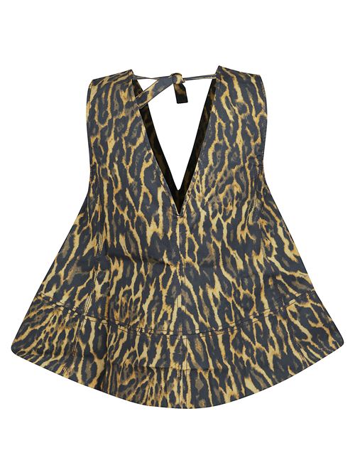 Leopard top GANNI | A1040087894