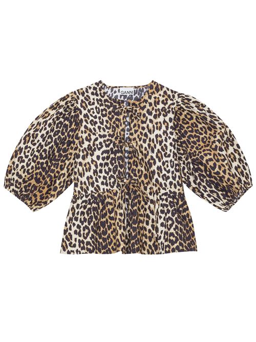 Leopard shirt GANNI | F9116943