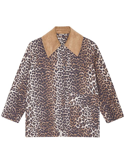 Leopard jacket GANNI | W0391859